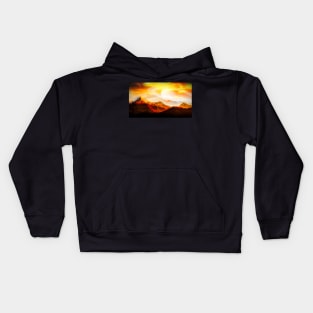 Sunset in the Future Kids Hoodie